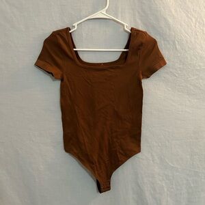 Brown bodysuit